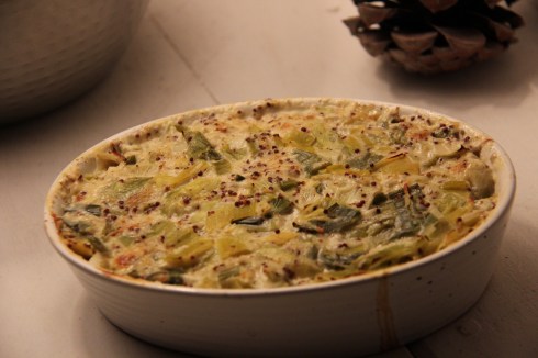 poireau gratin