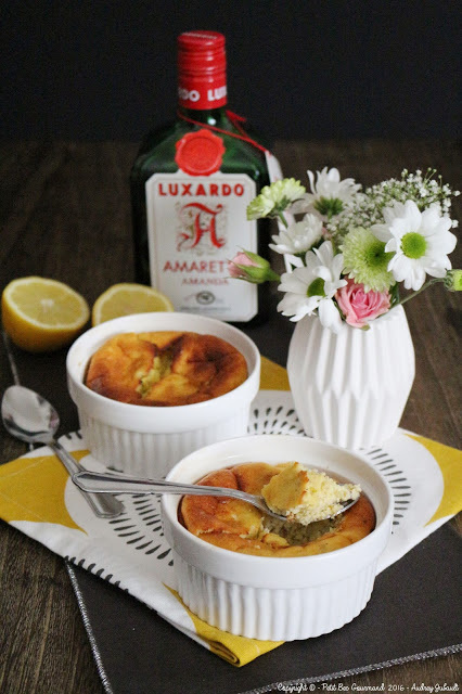 soufflé citron amaretto pistaches