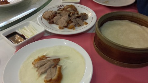 canard laqué, crêpes chinoises