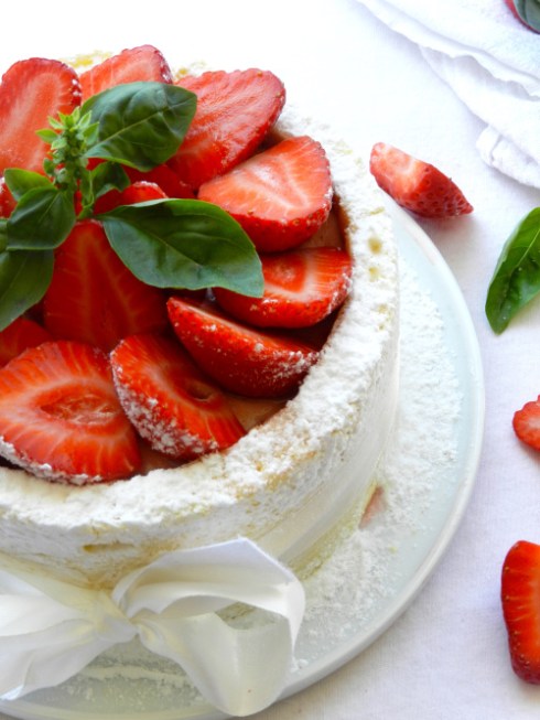 charlotte fraise basilic