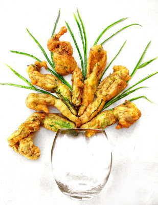 beignets fleurs de courgettes