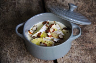 cocotte minute au camembert et amande, apéro, tapas, sharing cuisine, végétarien, blog cuisine lyon, blog culinaire lyon, recette rapide, recette express